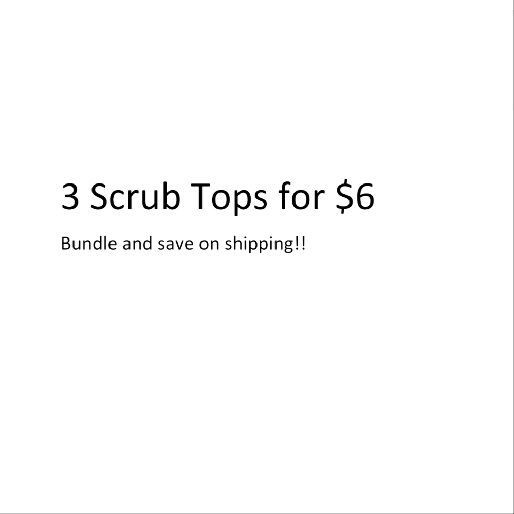 Scrub Tops